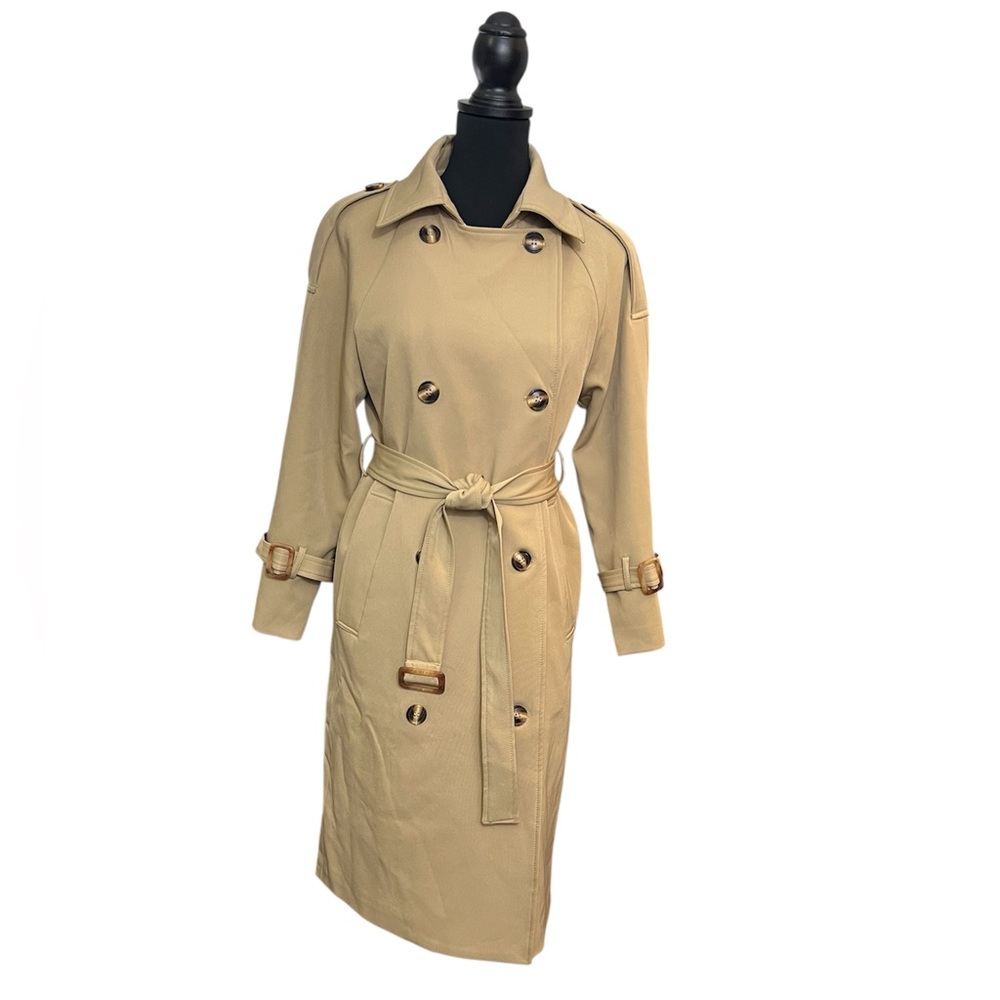 Classic Tan Trench Coat for Women